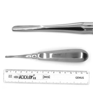 ADDLER DENTAL SURGICAL ELEVATOR 3.0MM 301. LIFE TIME ANTI RUSTING WARRANTY QTY-1.