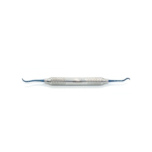 ADDLER DENTAL AESTHETIC COMPOSITE RESTORATION Push Softly Layering Instrument Titanium Blue Ends Hollow Handle 10MM Light Weight. No Rust, No Slip, Qty 1.