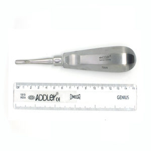 ADDLER DENTAL SURGICAL ELEVATOR 4MM SELDIN CONCAVE ROUND BLADE TIP. LIFE TIME ANTI RUSTING WARRANTY 720-6/230-13M. QTY 1.