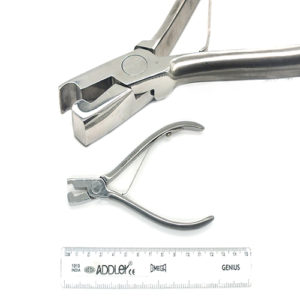 ADDLER DENTAL ORTHO “DE LA ROSA” BAND PLIER NO SERRATED. LIFE TIME ANTI RUSTING WARRANTY