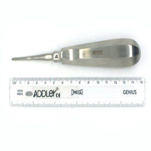 ADDLER DENTAL SURGICAL ELEVATOR BEIN 3.8MM CONCAVE ROUND BLADE TIP. LIFE TIME ANTI RUSTING WARRANTY 0200-6/6B QTY-1