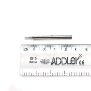 ADDLER DENTAL DIAMOND BUR HP 2.35MM BUR FOR DENTURE CERAMIC MODEL POLISHING GRINDING DIA 2MM. QTY-1.