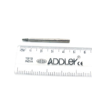 ADDLER DENTAL DIAMOND BUR HP 2.35MM BUR FOR DENTURE CERAMIC MODEL POLISHING GRINDING DIA 2MM. QTY-1.