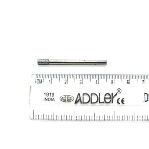 ADDLER DENTAL DIAMOND BUR HP 2.35MM BUR FOR DENTURE CERAMIC MODEL POLISHING GRINDING DIA 2MM. QTY-1.