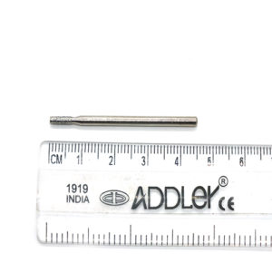 ADDLER DENTAL DIAMOND BUR HP 2.35MM BUR FOR DENTURE CERAMIC MODEL POLISHING GRINDING DIA 2MM. QTY-1.