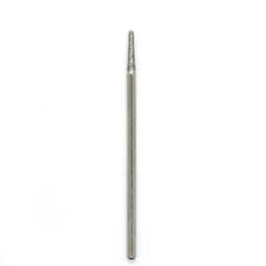 ADDLER DENTAL DIAMOND BUR HP 2.35MM BUR FOR DENTURE CERAMIC MODEL POLISHING GRINDING DIA 2MM. QTY-1.