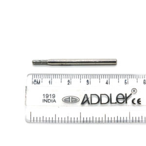 ADDLER DENTAL DIAMOND BUR HP 2.35MM BUR FOR DENTURE CERAMIC MODEL POLISHING GRINDING DIA 2MM. QTY-1.