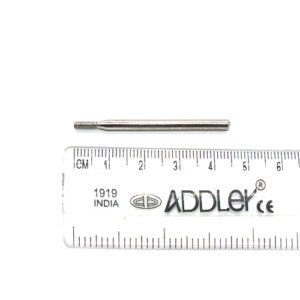 ADDLER DENTAL DIAMOND BUR HP 2.35MM BUR FOR DENTURE CERAMIC MODEL POLISHING GRINDING DIA 2MM. QTY-1.