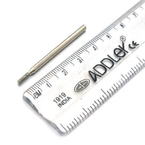 ADDLER DENTAL DIAMOND BUR HP 2.35MM BUR FOR DENTURE CERAMIC MODEL POLISHING GRINDING DIA 2MM. QTY-1.