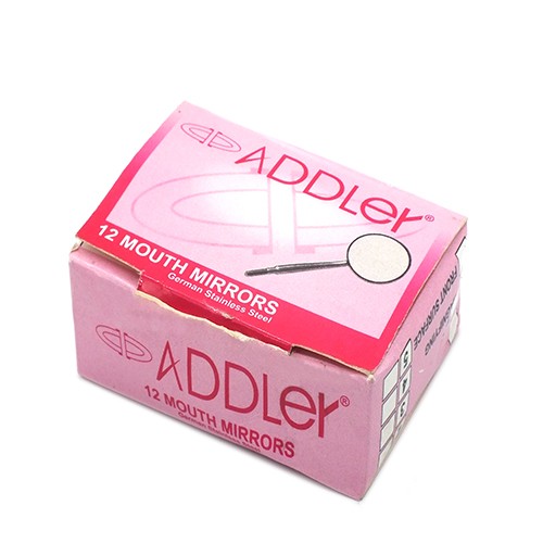 ADDLER DENTAL MOUTH MIRROR CLINICAL  NO.5 SET OF 12