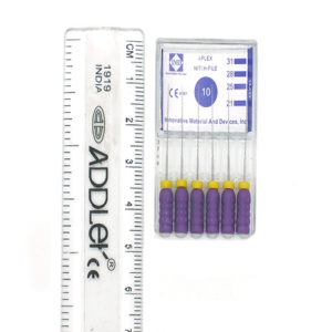 STRENGTH DENTAL NITI H FILE ROOT CANAL (pack of 6) No 10 /25 mm