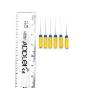 STRENGTH DENTAL STAINLESS STEEL K FILE ROOT CANAL (pack of 6) No 20/21 mm