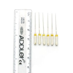 STRENGTH DENTAL STAINLESS STEEL K FILE ROOT CANAL (pack of 6) No 15/25 mm