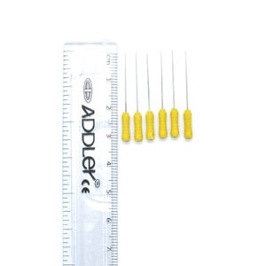 STRENGTH Dental Stainless steel Finger Plugger 21mm Root Canal Files Size 20 Pack of 6