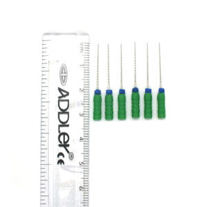 STRENGTH Reamers Dental Stainless Steel Endo File 21mm Root Canal File Size 35 Pack of 6