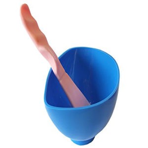 ADDLER DENTAL BOWL WITH SPATULA SILICON FOR ALGINATE ETC MIXING LARGE BOWL ASSORTED COLOURS