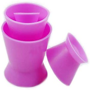 ADDLER Dental Non Sticky Silicon Bowl PINK (SET OF 4)