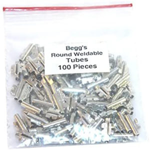 ADDLER Dental Begg Round Weldable BRACKETS TUBES 100 Pcs