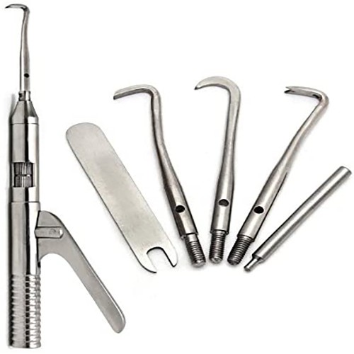 ADDLER Automatic Dental Surgical Instruments Crown Remover Gun Tools Set For Tooth