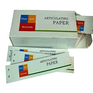 ADDLER Dental Articulating Paper. Pack of 10 BOOKS OF 10 SHEETS EACH. TOTAL 10X10 SHEETS