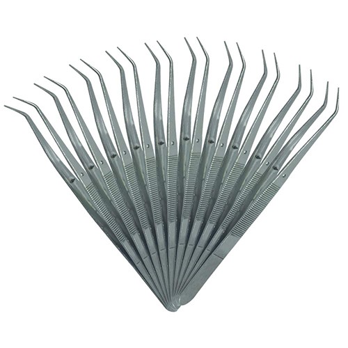 DENTAL TWEEZER SERRATED HANDEL NO SLIP QTY-10 ADDLER