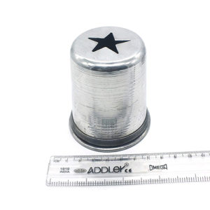 ADDLER Dental Stainless Steel Spirit Lamp & Waste Receiver Pack of 2.