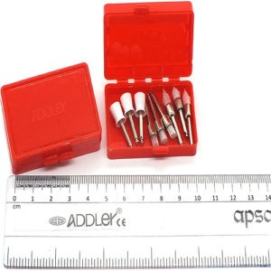 ADDLER Dental Polishing Rubber Cup & Brushes. Pack of 9pcs