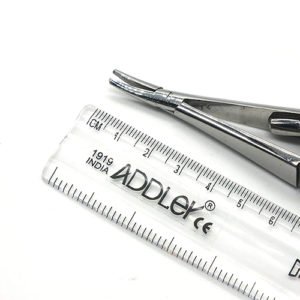 ADDLER Dental Needle Holder Castroviejo 14 CM Lockable Curved Thin Jaws. LIFE TIME ANTI RUSTING WARRANTY