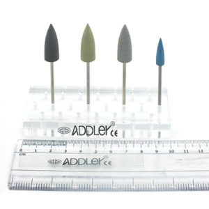 ADDLER DENTAL Acrylic Polishers Points Big set of 4