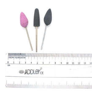 ADDLER DENTAL Acrylic Trimming and Acrylic POLISHER Denture Trimming Bur SET OF 3