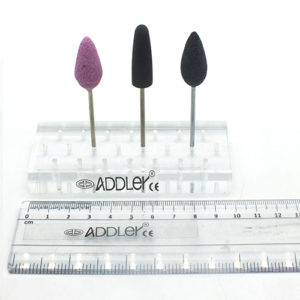 ADDLER DENTAL Acrylic Trimming and Acrylic POLISHER Denture Trimming Bur SET OF 3