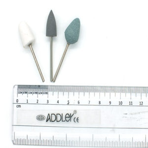 ADDLER DENTAL Acrylic Trimming and Acrylic POLISHER Denture Trimming Bur SET OF 3