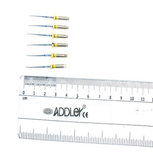 ADDLER DENTAL HEAT ACTIVATION SUPER FLEX NITI (MACHINE USE)ROTARY  FILE TITANIUM- YELLOW