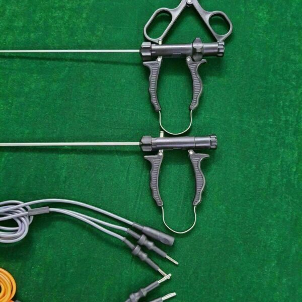 ADDLER 3pc Laparoscopic Bipolar Forceps with Cable 5mmx330mm Surgical Instrument