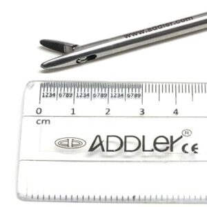 ADDLER Laparoscopic 5mm Storz Type Needle Holder Straight Jaw Golden Handle. Qty – 1