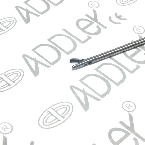 ADDLER Laparoscopic 5mm Storz Type Curved Needle Holder. Qty-1