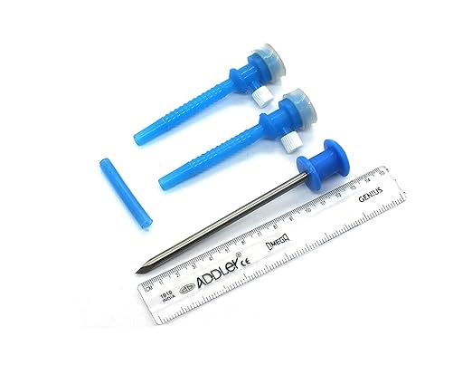 thumbnail image 2 of ADDLER Laparoscopic 2.5 Mm Port Closure Cannula With Cone | Set Of 4 | Surgical Instruments | Made In India 2 of 3