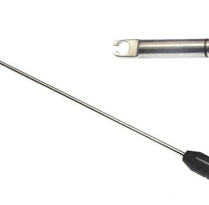 ADDLER Laparoscopic 5mm Hook Type Knot Pusher Instrument. Qty-1