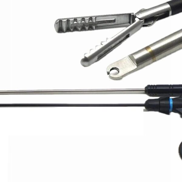 ADDLER Laparoscopic Endo Clinch Grasper & Hook Type Knot Pusher.