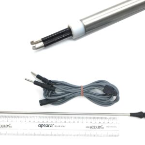 ADDLER Laparoscopic 5mm Bipolar L-Hook Electrodes With Bipolar Cable