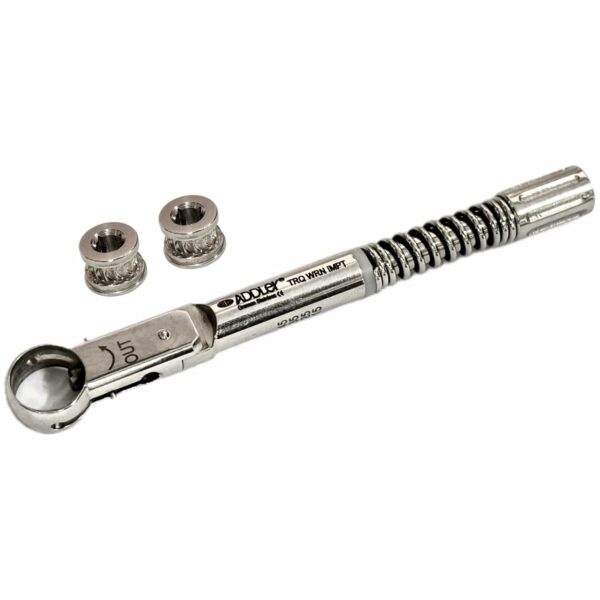 ADDLER Dental Implant Torque Wrench with Adjustable Torque Range 10-50 Ncm, Precision Instrument for Implant Placement, Includes Carrying Case and Accessories