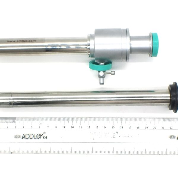 ADDLER Laparoscopic Pyramidal Tip Trocar Cannula 15mm Laparoscopy Surgical Instruments. Qty- 1