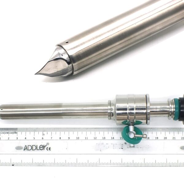 ADDLER Laparoscopic Pyramidal Tip Trocar Cannula 15mm Laparoscopy Surgical Instruments. Qty- 1