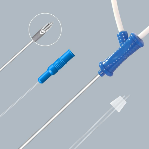 ADDLER Laparoscopic  Double Lumen Ovum Pickup Needle – Precision IVF Aspiration Needle for Oocyte Retrieval 17G. Qty-1pc